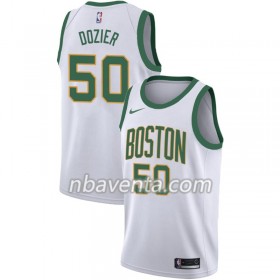 Camiseta Hombre Boston Celtics P.J. Dozier 50 2018-19 Nike City Edition Blanco Swingman